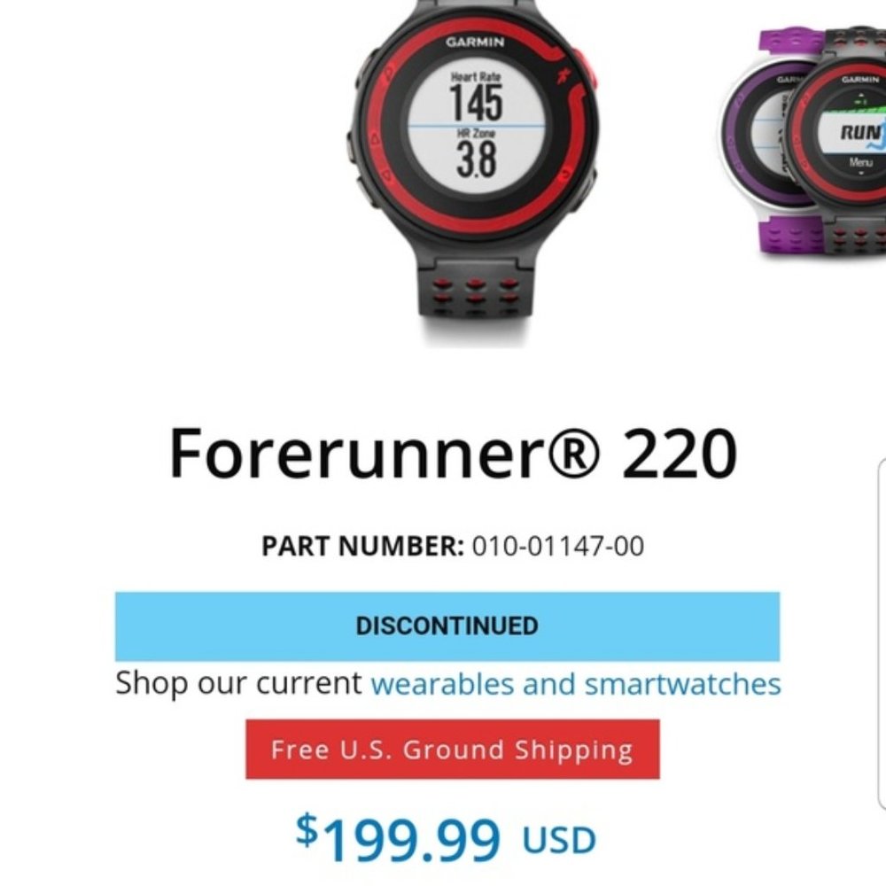 Garmin Forerunner 220 Running Watch - Picture 4 of 4
